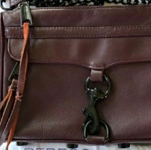 Rebecca Minkoff mini Mac Crossbody Black Cherry